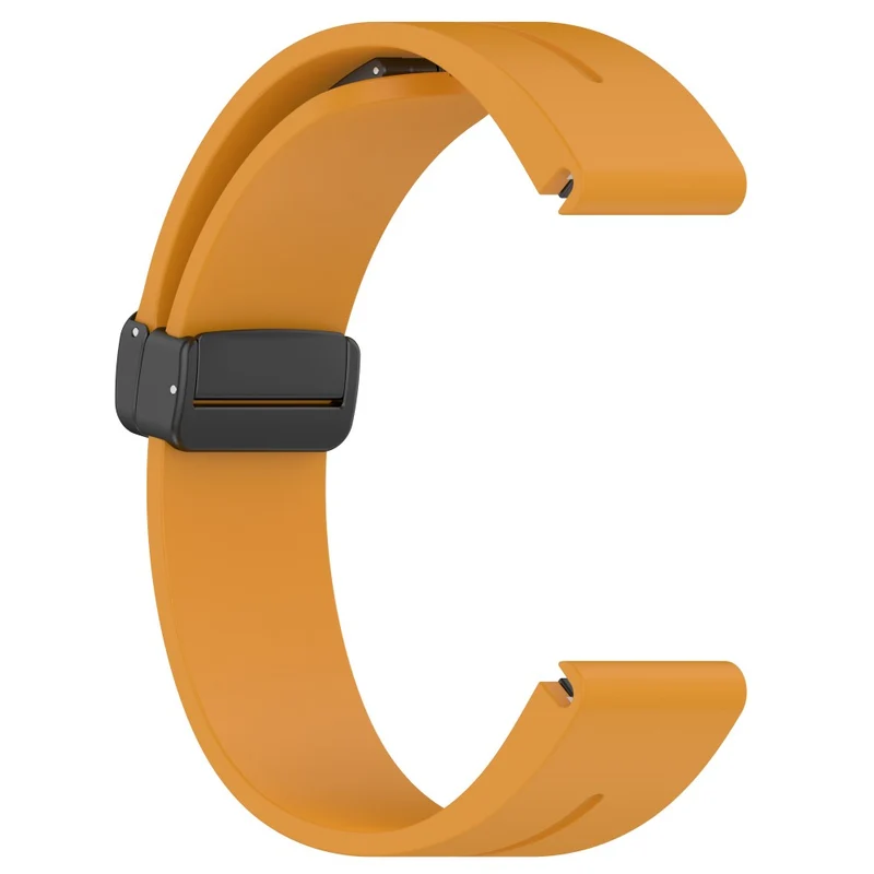 Samsung Galaxy Watch 6 / 6 Classic / 5 / 4 / Huawei Watch GT 3 42mm Watch Strap Black Buckle 20mm Magnetic Silicone Band