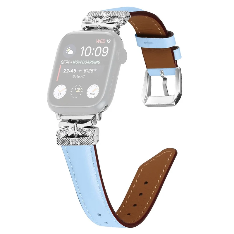 Silver Buckle Band Apple Watch Series Universal 41mm/40mm/38mm Watch Strap