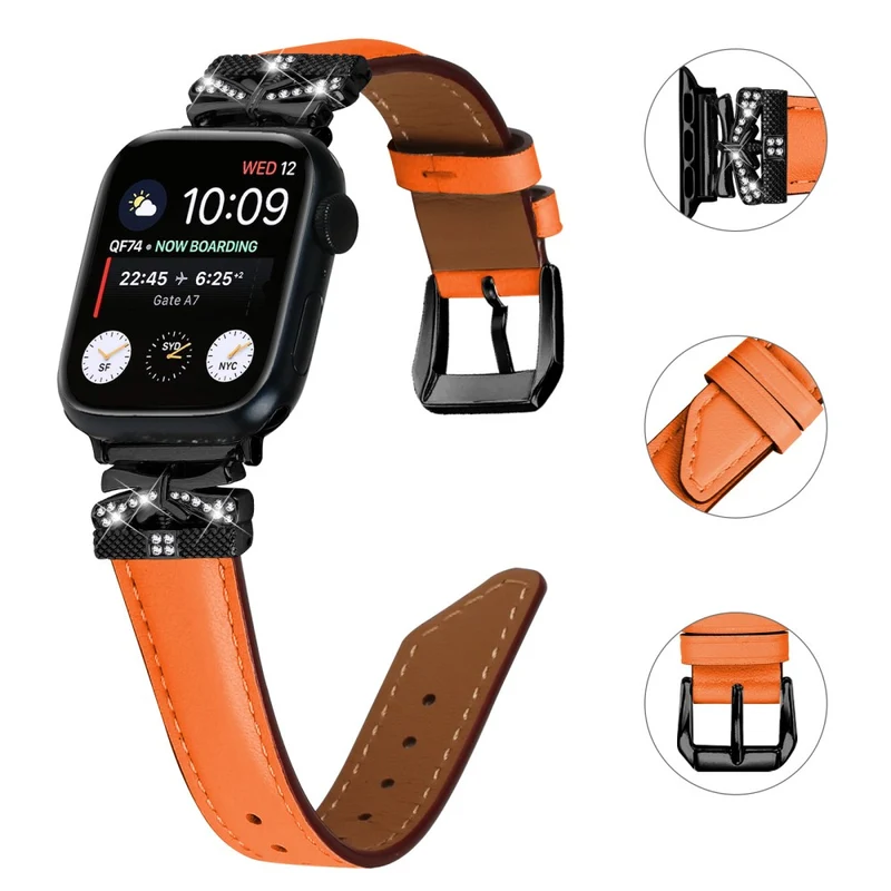 Black Buckle Watch Band Apple Watch Series Universal 41mm/40mm/38mm