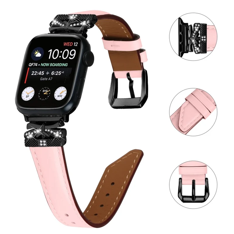 Black Buckle Watch Band Apple Watch Series Universal 41mm/40mm/38mm