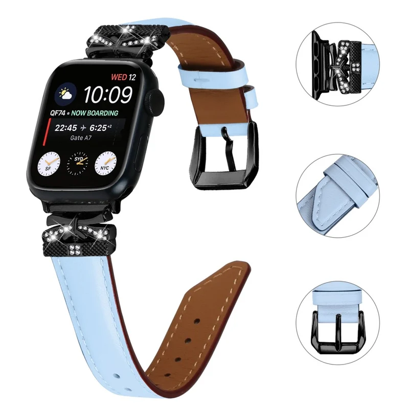 Black Buckle Watch Band Apple Watch Series Universal 41mm/40mm/38mm