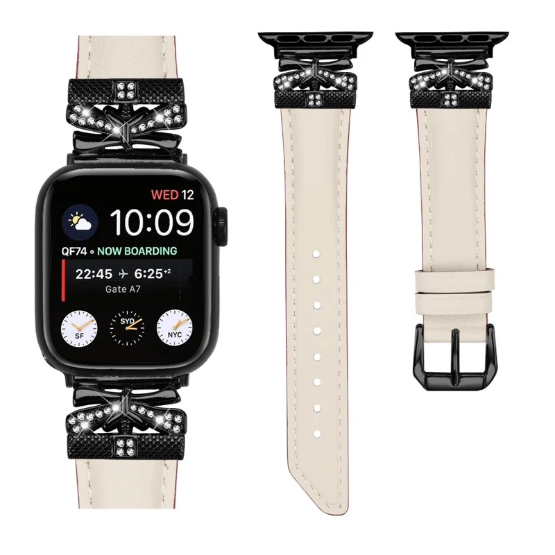 Black Buckle Watch Band Apple Watch Series Universal 41mm/40mm/38mm