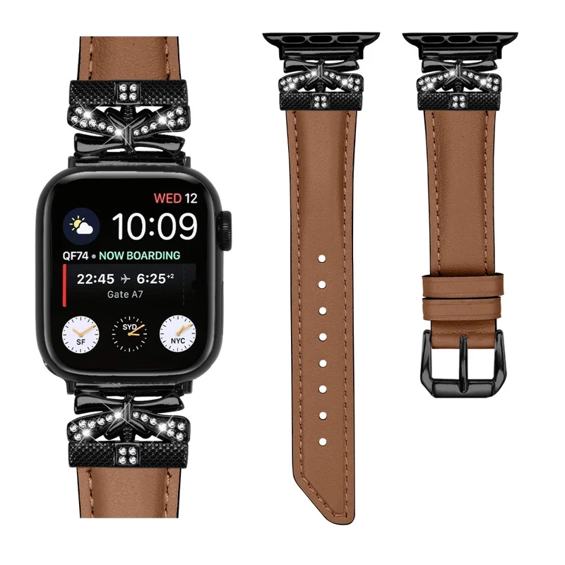 Black Buckle Watch Band Apple Watch Series Universal 41mm/40mm/38mm