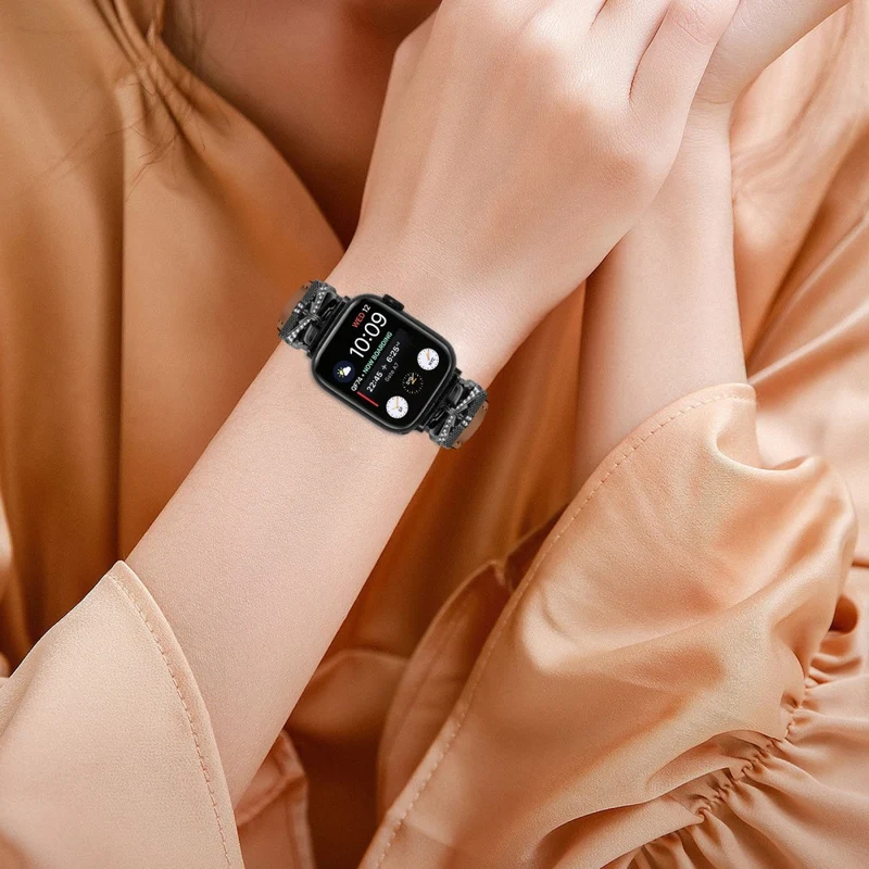 Black Buckle Watch Band Apple Watch Series Universal 41mm/40mm/38mm