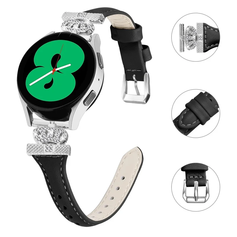 Silver Buckle 20mm Strap Samsung Galaxy Watch Universal 20mm Watchband