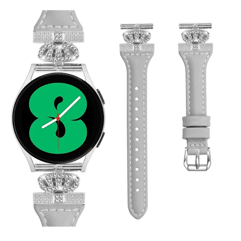Silver Buckle 20mm Strap Samsung Galaxy Watch Universal 20mm Watchband