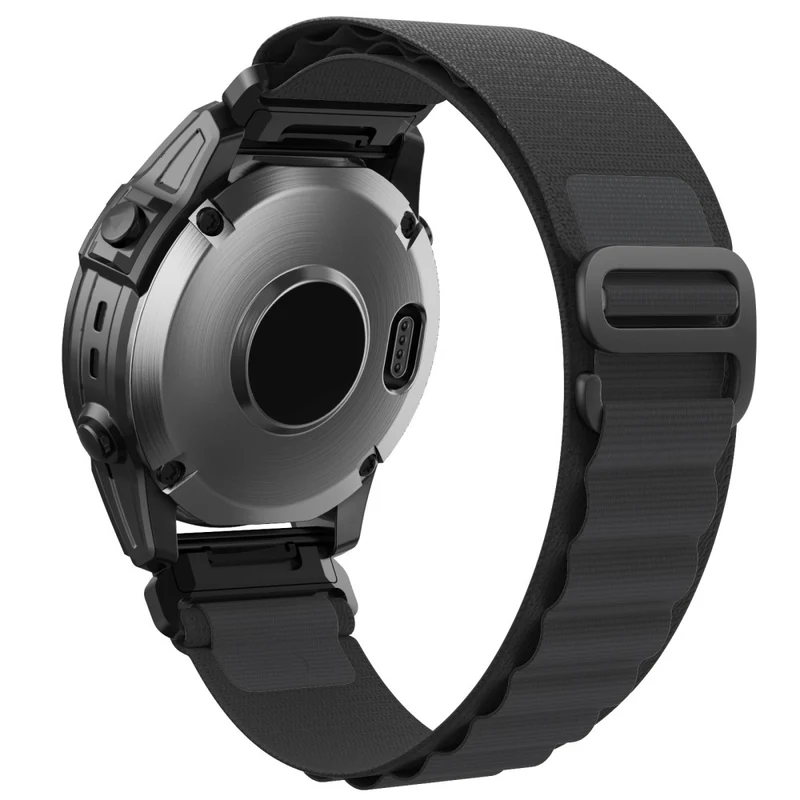 Garmin Fenix 7X / 7X Solar / Tactix 7 Pro Nylon Watch Band Adjustable 26mm Quick Release Wrist Strap