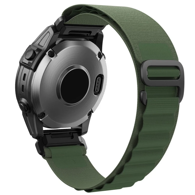 Garmin Fenix 7X / 7X Solar / Tactix 7 Pro Nylon Watch Band Adjustable 26mm Quick Release Wrist Strap