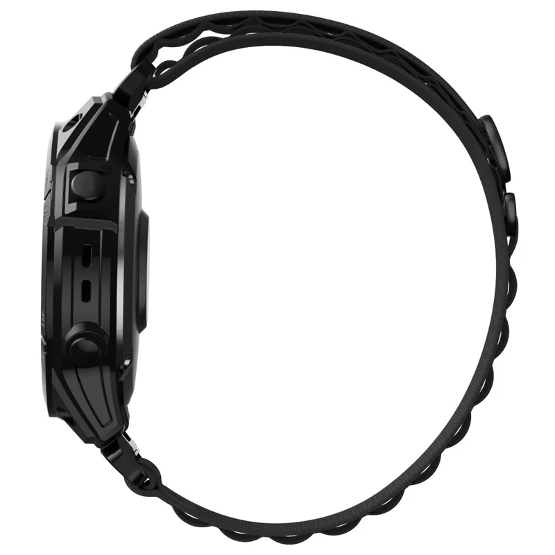 Garmin Fenix 7X / 7X Solar / Tactix 7 Pro Nylon Watch Band Adjustable 26mm Quick Release Wrist Strap