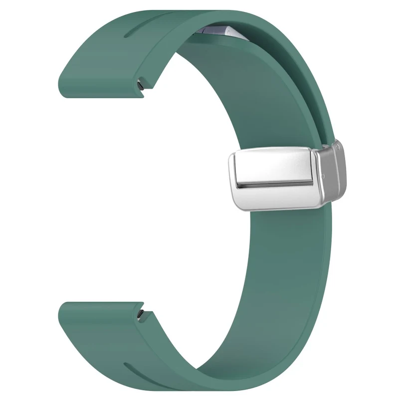 Garmin Fenix 7 / Forerunner 965 / 955 / 945 / 935 22mm Watch Band Silive Buckle Silicone Wriststrap