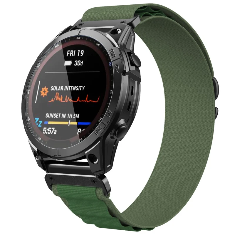 Garmin Fenix 7 / Forerunner 965 / 955 / 945 / 935 Watch Strap Nylon Loop Quick Release 22mm Wristband