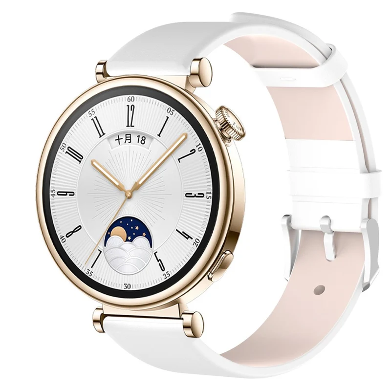 Huawei Watch GT 4 41mm Replacement Strap 18mm Vegan Leather Watch Band