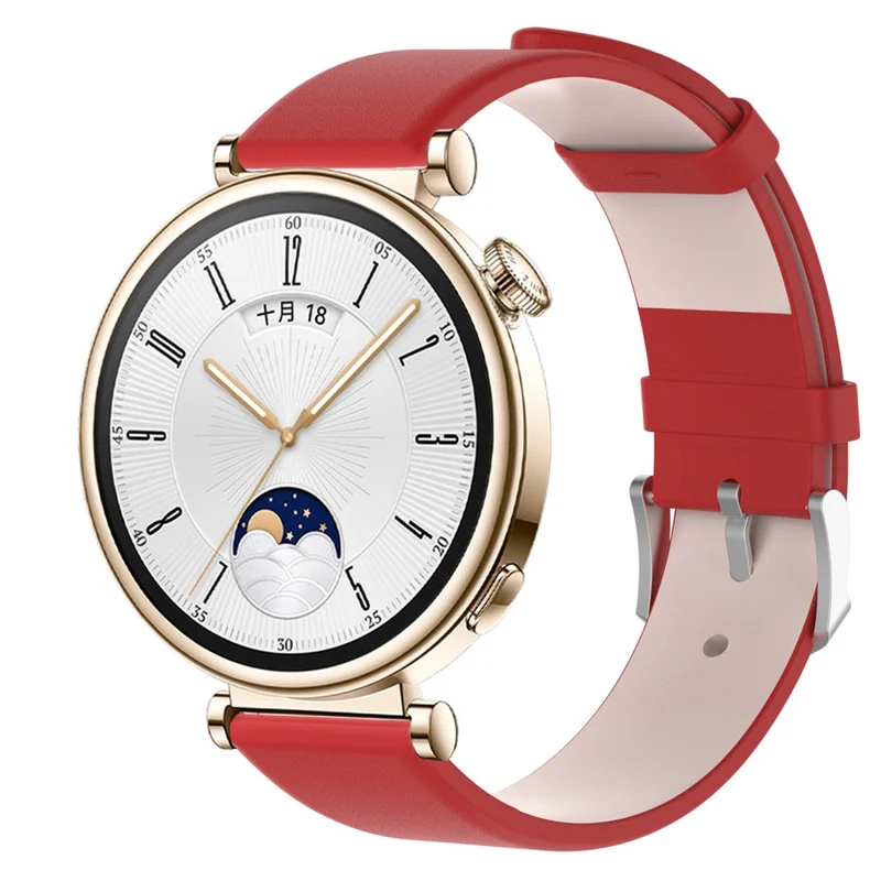 Huawei Watch GT 4 41mm Replacement Strap 18mm Vegan Leather Watch Band