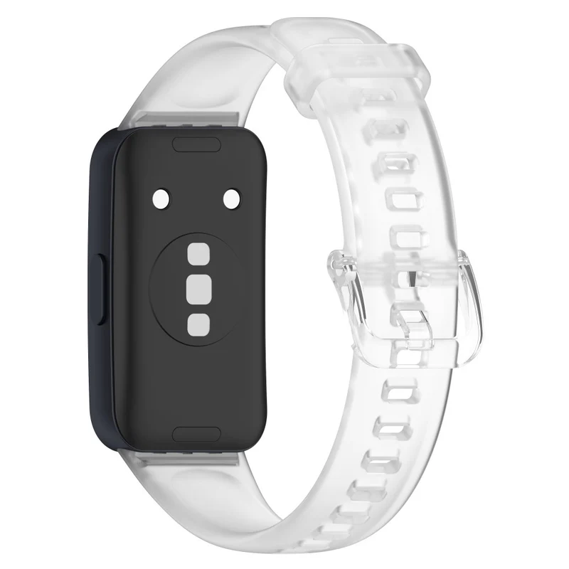 Huawei Band 8 Silicone Strap Waterproof Soft Watch Band - Ivory White