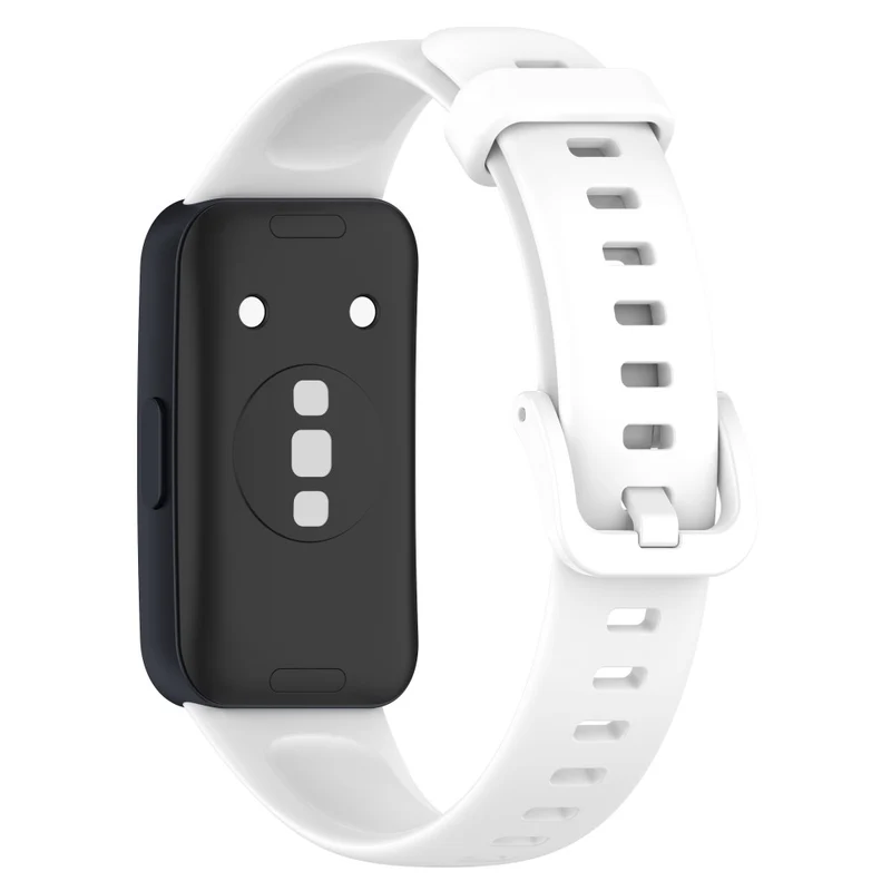 Huawei Band 8 Silicone Strap Waterproof Soft Watch Band - Ivory White