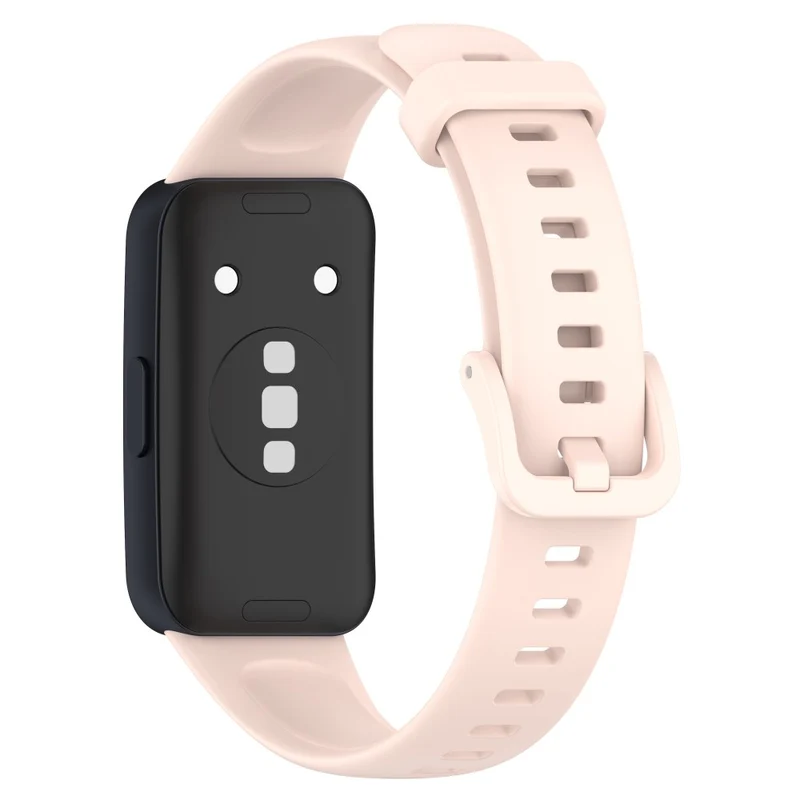 Huawei Band 8 Silicone Strap Waterproof Soft Watch Band - Ivory White