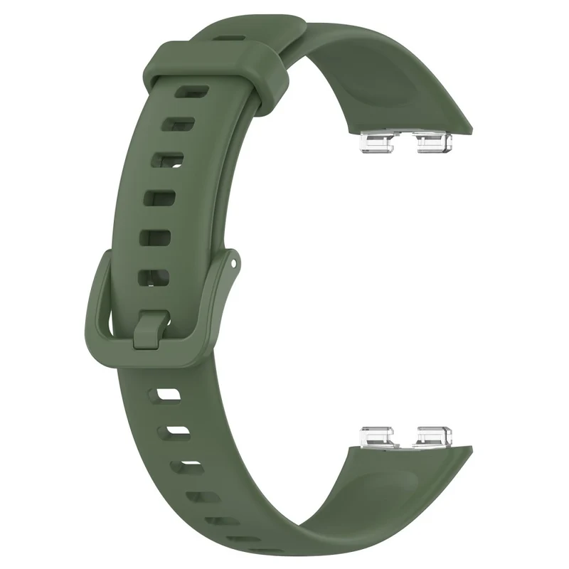 Huawei Band 8 Silicone Strap Waterproof Soft Watch Band - Ivory White