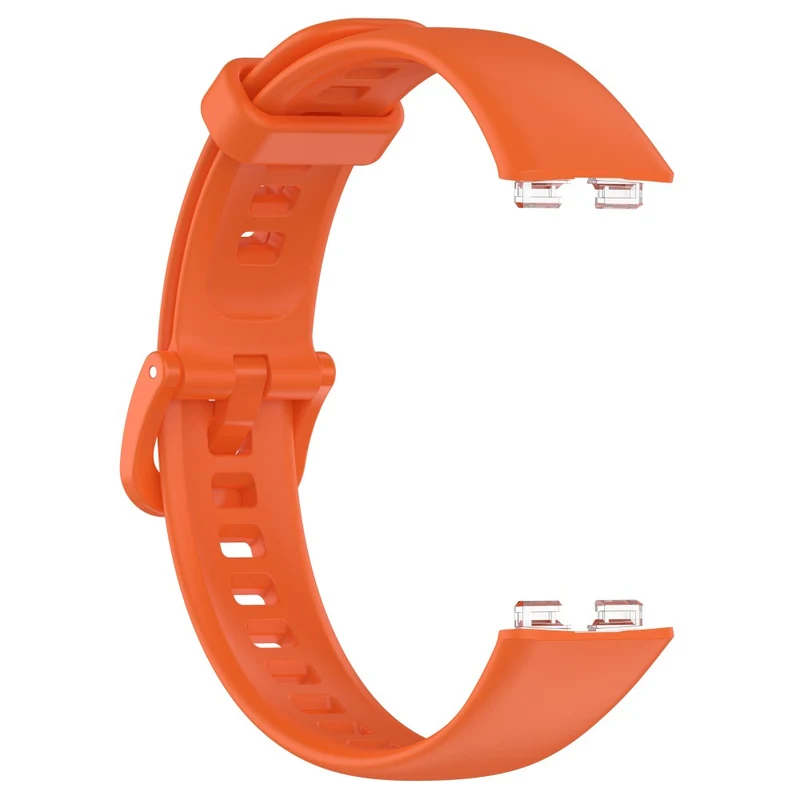 Huawei Band 8 Silicone Strap Waterproof Soft Watch Band - Ivory White