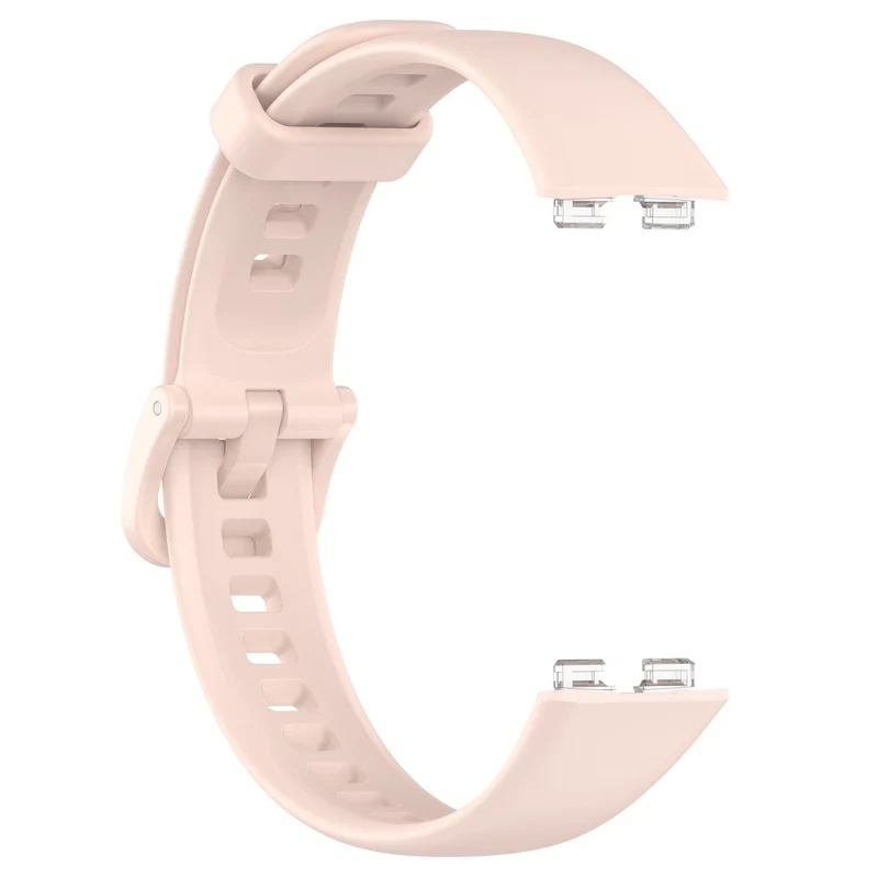 Huawei Band 8 Silicone Strap Waterproof Soft Watch Band - Ivory White