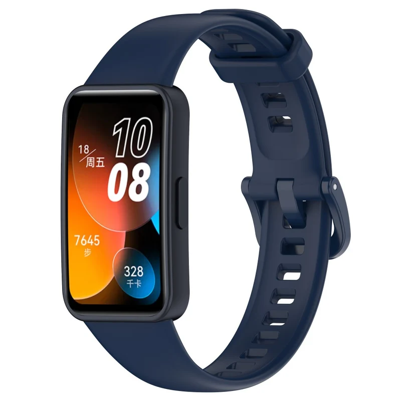 Huawei Band 8 Silicone Strap Waterproof Soft Watch Band - Ivory White
