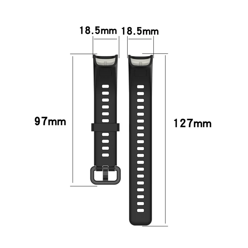 Huawei Watch Band 4 (ADS-B29) Strap Replacement Adjustable Silicone Watch Band
