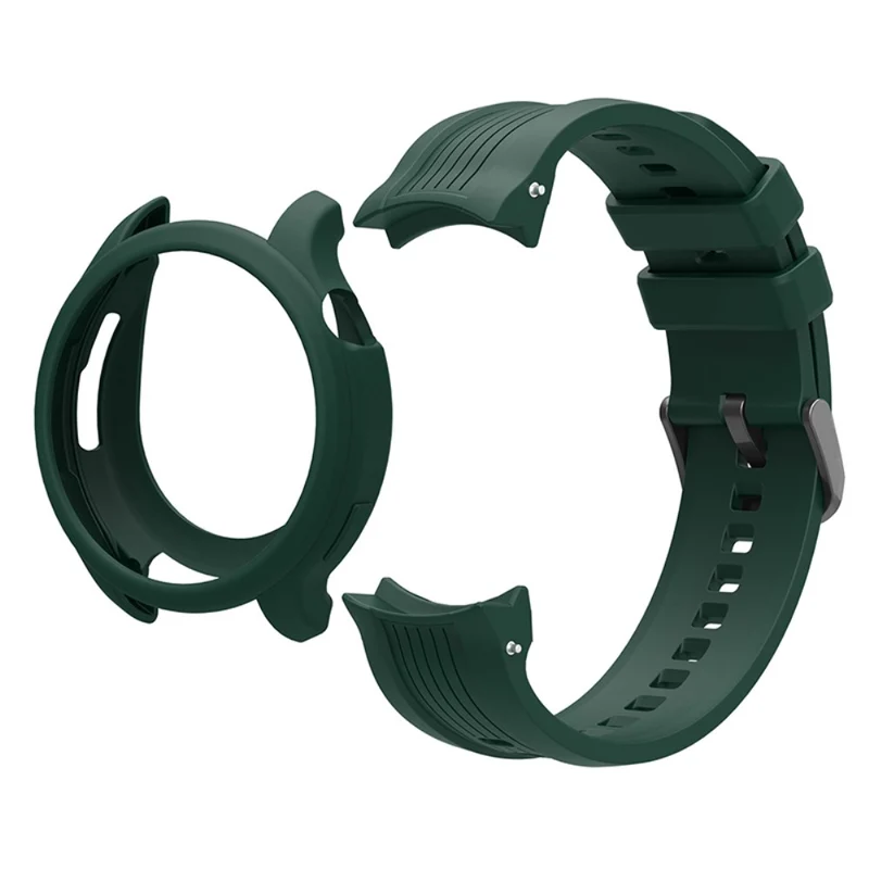 Huami Amazfit Balance (A2286) Silicone Strap Wrist Watch Band with Watch Frame Cover