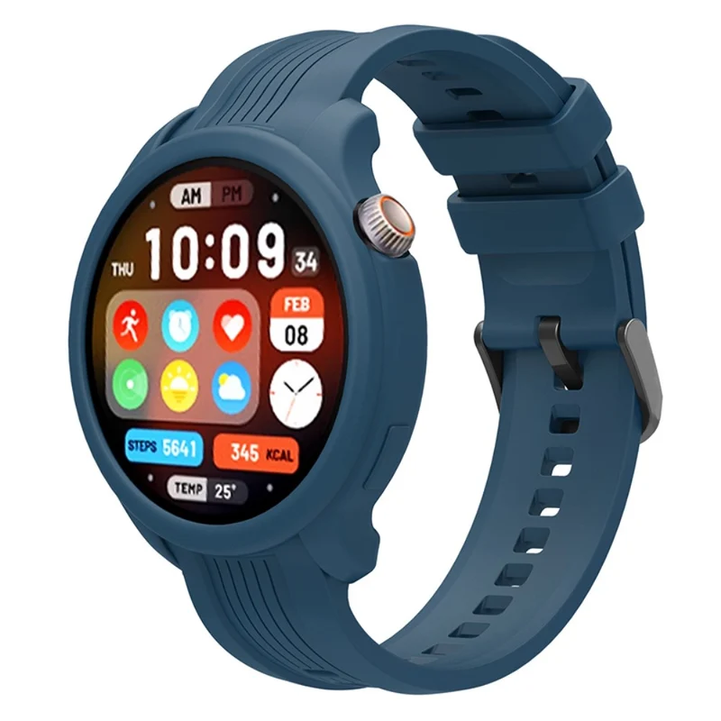 Huami Amazfit Balance (A2286) Silicone Strap Wrist Watch Band with Watch Frame Cover