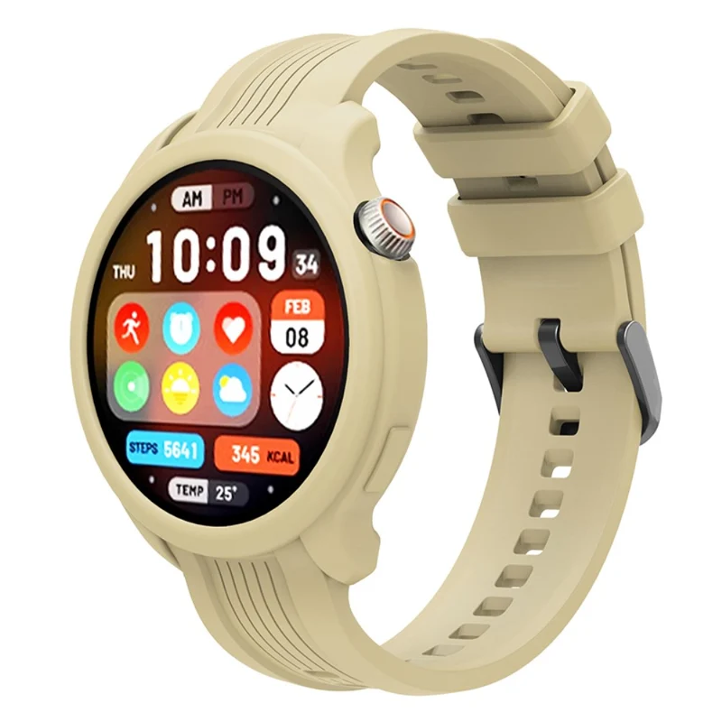 Huami Amazfit Balance (A2286) Silicone Strap Wrist Watch Band with Watch Frame Cover