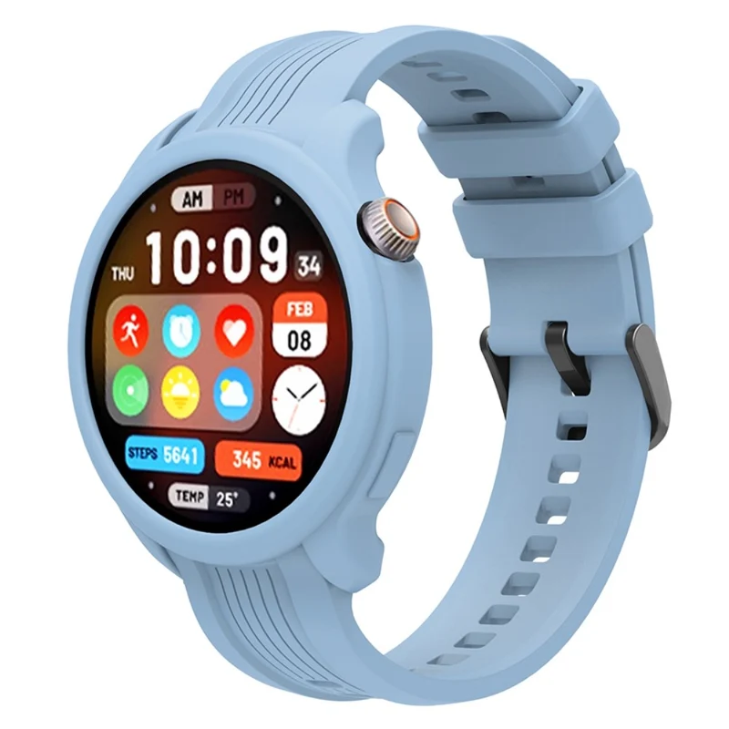 Huami Amazfit Balance (A2286) Silicone Strap Wrist Watch Band with Watch Frame Cover