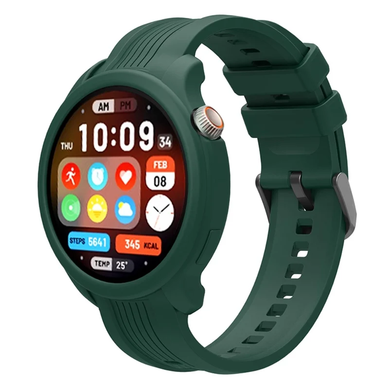 Huami Amazfit Balance (A2286) Silicone Strap Wrist Watch Band with Watch Frame Cover