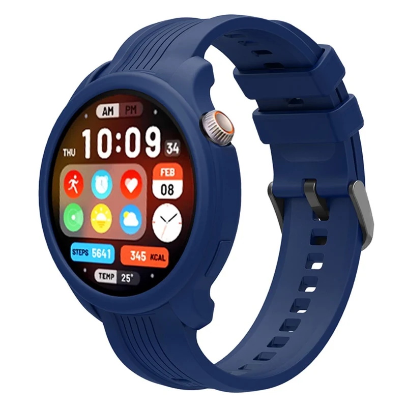 Huami Amazfit Balance (A2286) Silicone Strap Wrist Watch Band with Watch Frame Cover