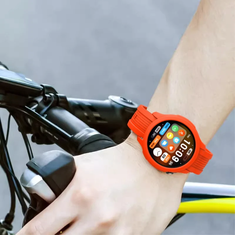Huami Amazfit Balance (A2286) Silicone Strap Wrist Watch Band with Watch Frame Cover