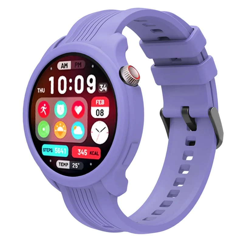 Huami Amazfit Balance (A2286) Silicone Strap Wrist Watch Band with Watch Frame Cover