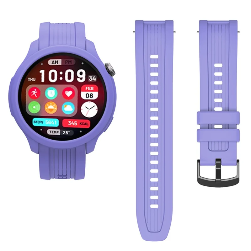Huami Amazfit Balance (A2286) Silicone Strap Wrist Watch Band with Watch Frame Cover
