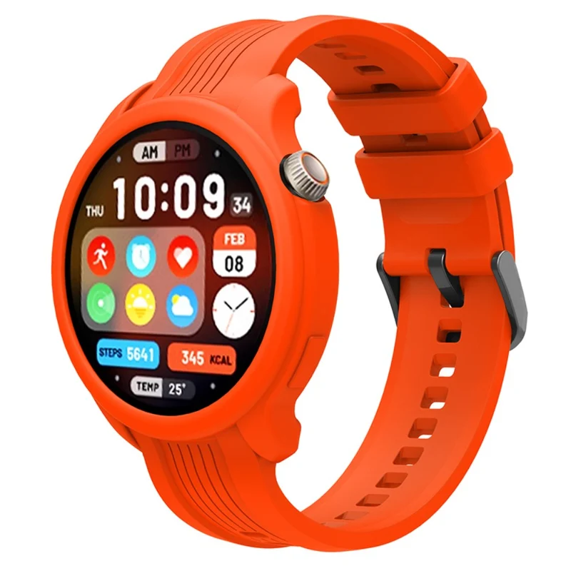 Huami Amazfit Balance (A2286) Silicone Strap Wrist Watch Band with Watch Frame Cover