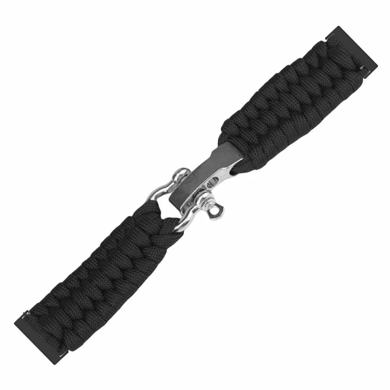 Suunto Spartan Sport Wrist HR Baro / Suunto 7 / Suunto 9 24mm Watch Band Braided Rope - Red Black Camouflage