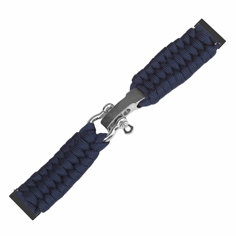 Suunto Spartan Sport Wrist HR Baro / Suunto 7 / Suunto 9 24mm Watch Band Braided Rope - Red Black Camouflage