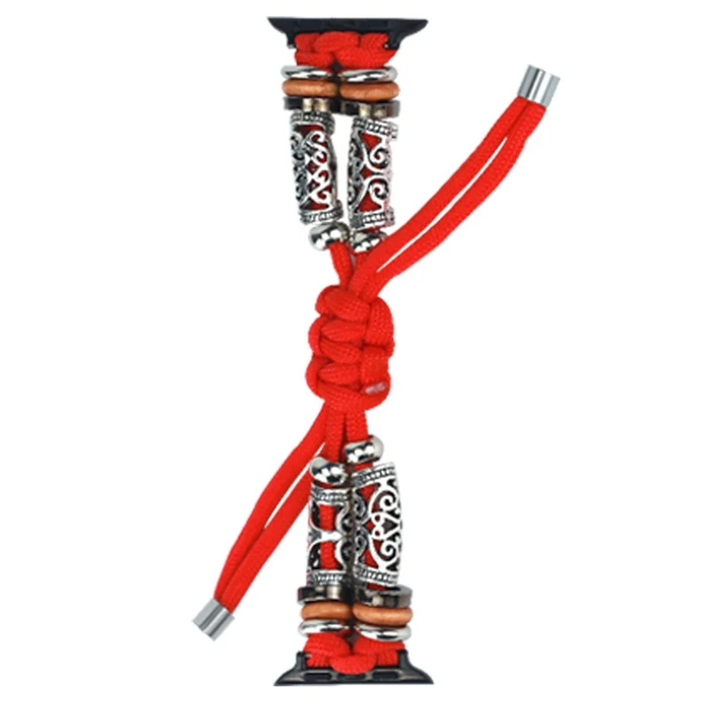 Apple Watch Series 41mm / 40mm / 38mm Rope Watch Strap Beads Wrist Band