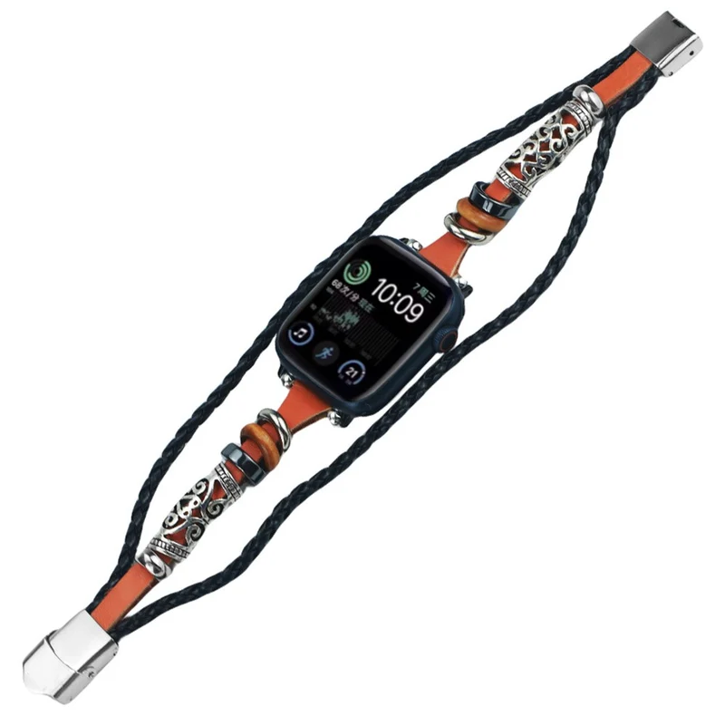 Apple Watch 49mm / 45mm / 44mm / 42mm Watch Band Ethnic Watch Strap