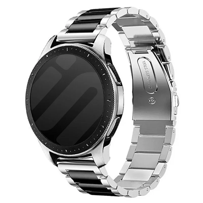 Amazfit Balance Ultra Stahlarmband (Silber/Schwarz)