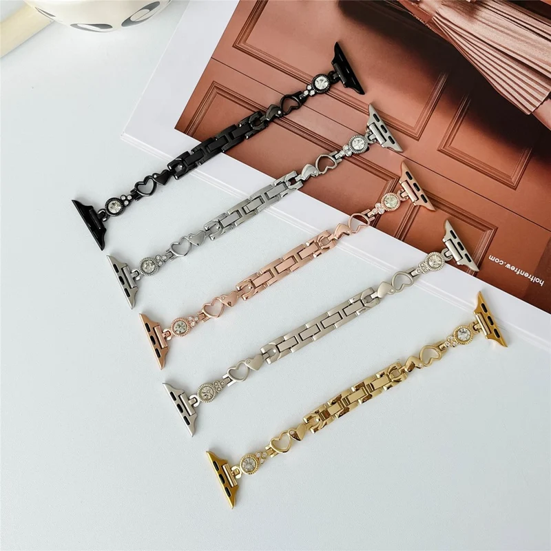 Apple Watch 49mm / 45mm / 44mm / 42mm Rhinestone Decor Watch Band