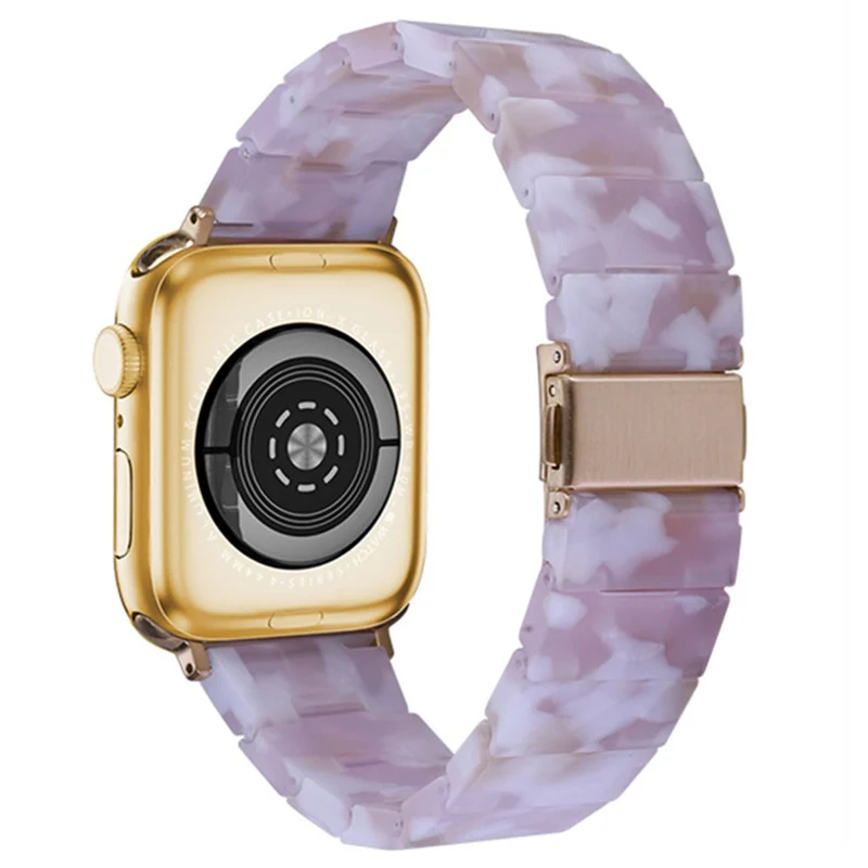 Watch Strap Apple Watch Series 41mm / 40mm / 38mm Resin Watch Band Bracelet