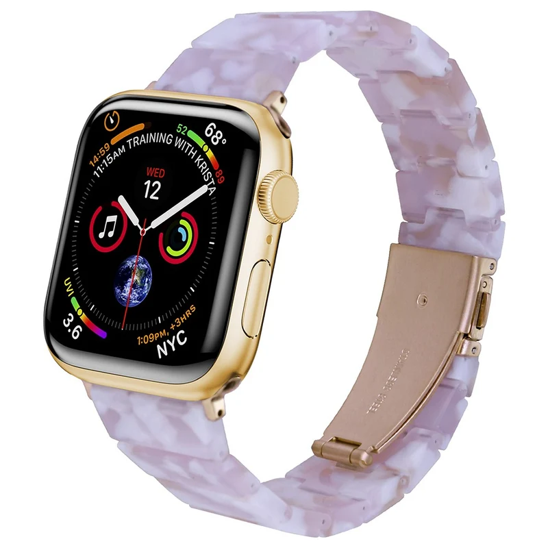 Watch Strap Apple Watch Series 41mm / 40mm / 38mm Resin Watch Band Bracelet