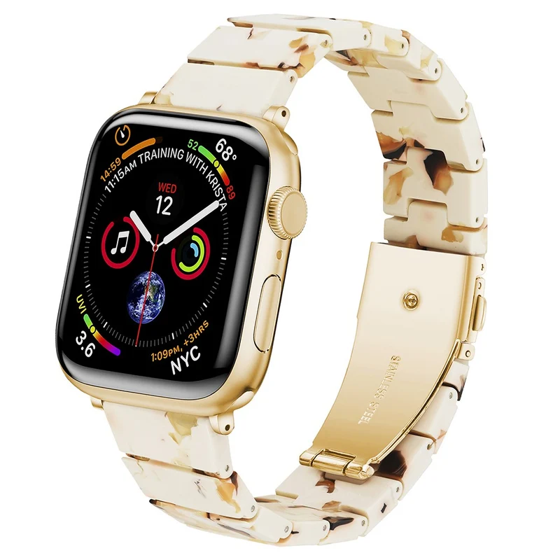 Watch Strap Apple Watch Series 41mm / 40mm / 38mm Resin Watch Band Bracelet