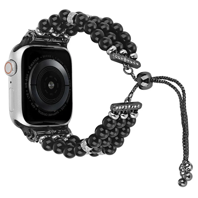 Apple Watch Series 41mm / 40mm / 38mm Watch Band Preppy Beaded Bracelet