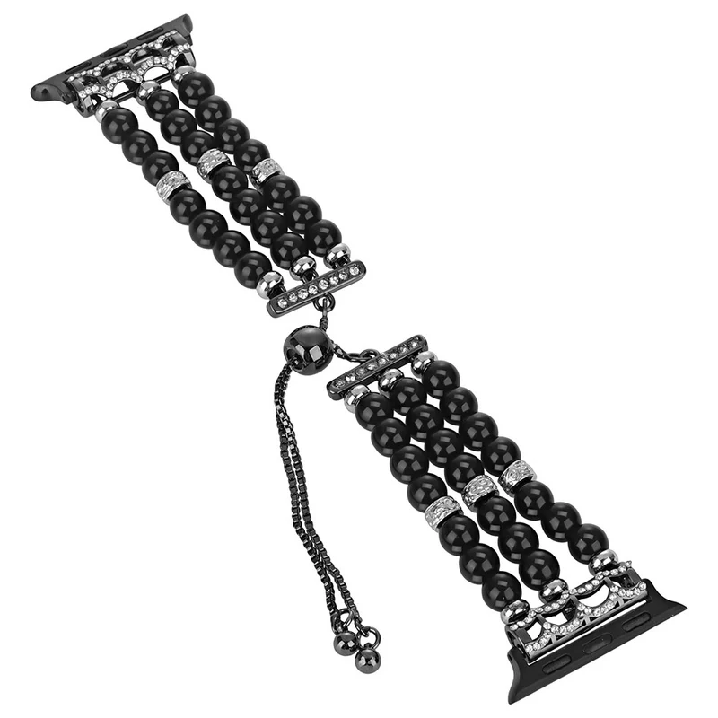 Apple Watch Series 41mm / 40mm / 38mm Watch Band Preppy Beaded Bracelet
