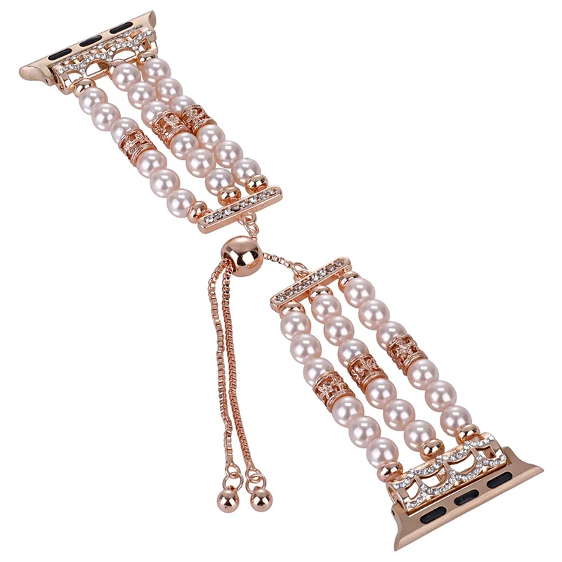 Apple Watch Series 41mm / 40mm / 38mm Watch Band Preppy Beaded Bracelet