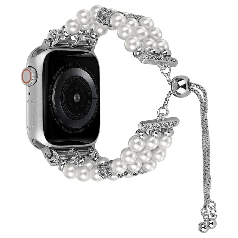 Apple Watch 49mm / 45mm / 44mm / 42mm Beaded Band Watch Strap