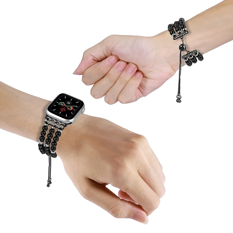 Apple Watch 49mm / 45mm / 44mm / 42mm Beaded Band Watch Strap