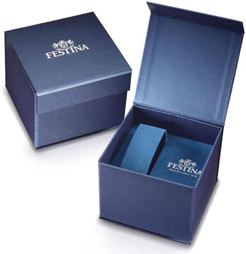 Festina Multifunction F20623/2 Herrenuhr • Blau • Edelstahl